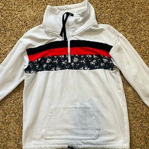 Pink Varsity Half Zip size Small